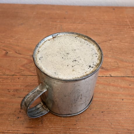 Finland Tin measuring cup  / フィンランド ブリキのメジャーカップ 0.1L  B
