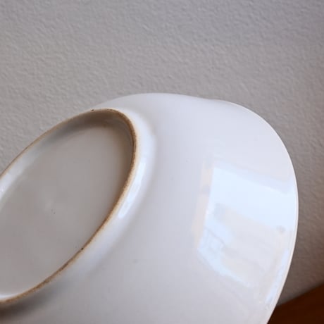 France Antique Faience Fine Soup Plate  / フランス アンティーク 白錫釉のスーププレートA
