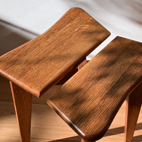 Marcel Gascoin TRÈFLE Stool 1954/ マルセル ガスコアン トレフルスツール 1954年製造（納品書付き） B