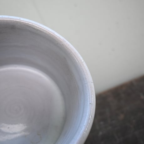France Old Faience Fine Pot / フランス 古い白錫釉のポット B