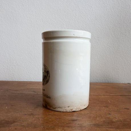 France Antique Lunéville Pot / フランス リュネヴィル窯 コンフィチュールポット