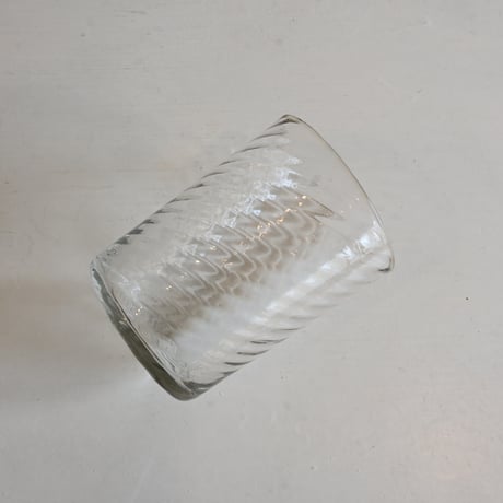 France Antique Twisted Glass / フランス アンティーク モールツイストグラス