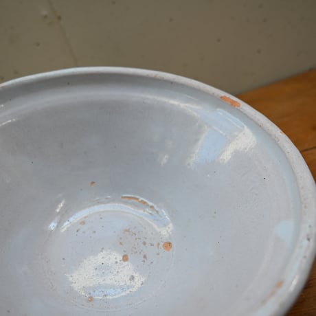 France Antique Cul Noir Bowl / フランス アンティーク キュノワール ボウル（金直しあり）