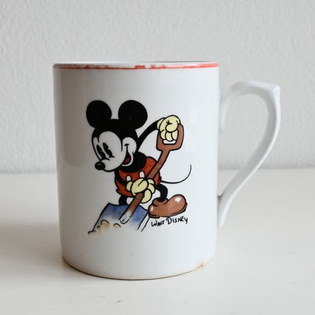 Finland Old Arabia Walt Disney Mickey Mouse Mugcup / フィンランド アラビア ミッキー＆ミニーのマグカップ