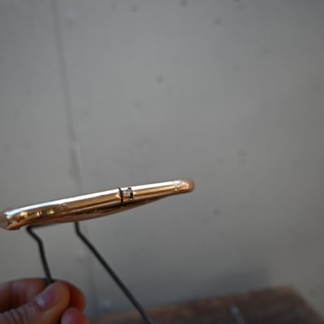 France Metal frame Stand Mirror / フランス 古いメタルフレームのスタンドミラー