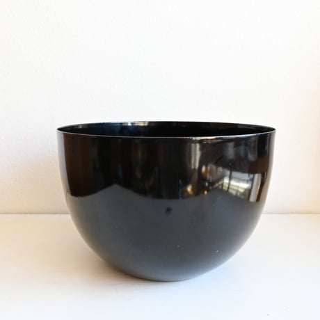 ARABIA FINEL Enamel BOWL by Kaj Franck / フィネル カイフランク  琺瑯ボウル（ブラック）φ:21cm