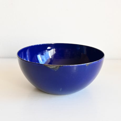 ARABIA FINEL Enamel BOWL   / アラビア・フィネル  琺瑯ボウル（ブルー）φ:14cm