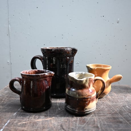 France Old Mini Pitcher / フランス  古い ミニピッチャー（修復あり）