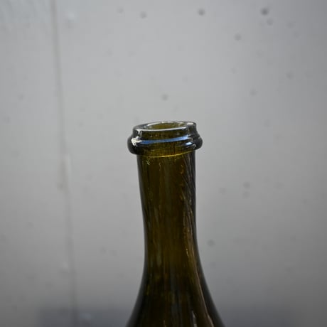FRANCE Old Glass Wine Bottle  / フランス アンティーク 吹きワインボトル