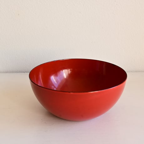 ARABIA FINEL Enamel BOWL   / アラビア・フィネル  琺瑯ボウル（レッド）φ:14cm A