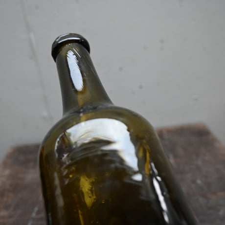 FRANCE Old Glass Mini Bottle  / フランス アンティーク 吹きガラスボトル