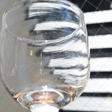 FRANCE Antique Wine Glass  / フランス アンティーク ビストロワイングラス  G