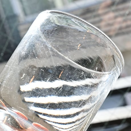 France Antique Old Fashioned Glass / フランス アンティーク ロックグラス D