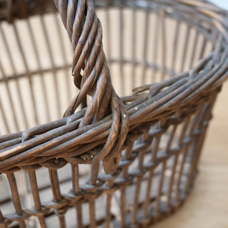 France Antique wood basket Paniers / フランス アンティークのパニエ バスケット かご