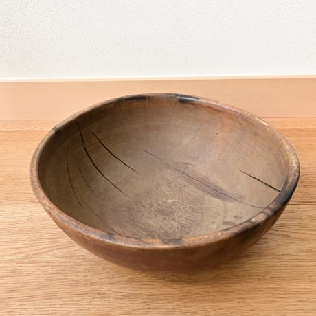 France Antique Wood Bowl / フランス アンティークの木のボウル