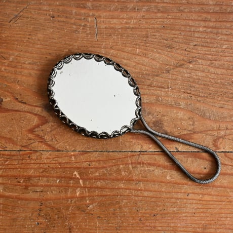 France Antique Hand mirror  / フランス アンティーク ハンドミラー 両面手鏡