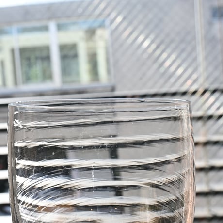 FRANCE Antique Wine Glass  / フランス アンティーク ビストロワイングラス  D