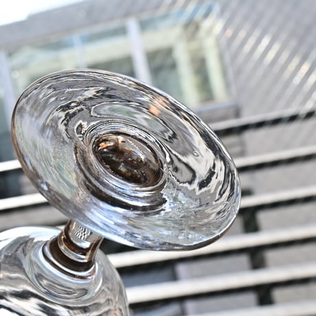 FRANCE Antique Wine Glass  / フランス アンティーク ビストロワイングラス  C