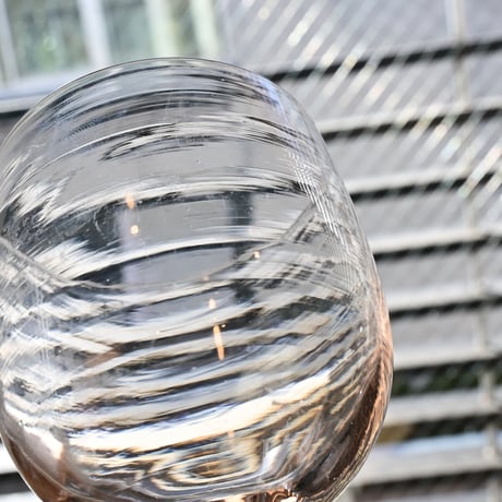 FRANCE Antique Wine Glass  / フランス アンティーク ビストロワイングラス  B