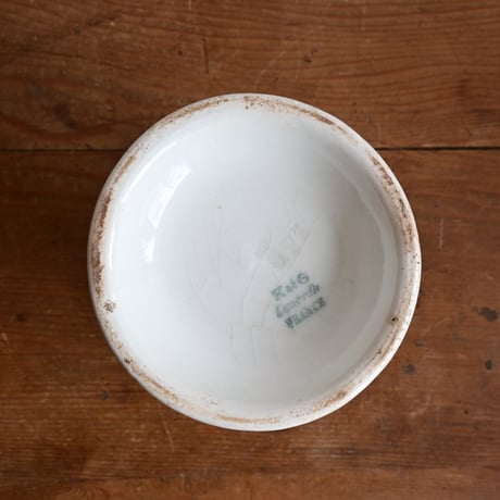 France Antique Lunéville Pot / フランス リュネヴィル窯 ポット