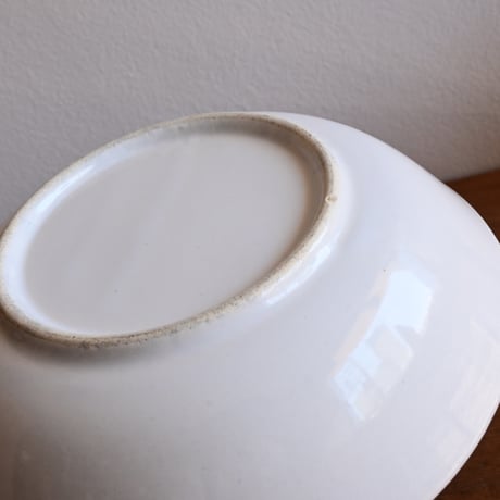 France Antique Faience Fine Soup Plate  / フランス アンティーク 白錫釉のスーププレートB