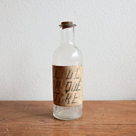 France Antique Pharmacy Glass Bottle  / フランス アンティーク ファーマシーガラスボトル  B