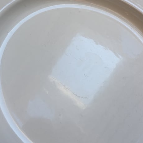 ARABIA FINEL Enamel Plate by Kaj Franck / フィネル カイフランク  琺瑯プレート（ホワイト）φ:28cm B