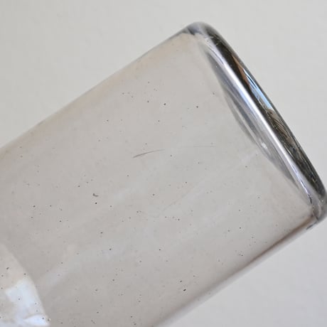 France Antique laboratory Glass bottle / フランス アンティーク 蓋付きラボラトリーボトル