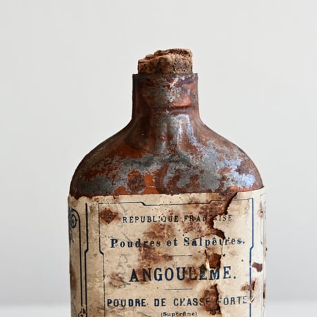 France Antique gunpowder Bottle  / フランス アンティーク 火薬ボトル 小 B-2
