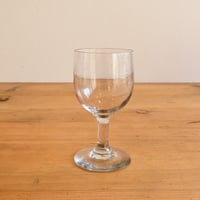 FRANCE Antique Wine Glass  / フランス アンティーク ビストロワイングラス  D