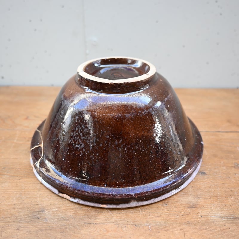 France Antique Cul Noir Bowl / フランス アンティーク キュノワ
