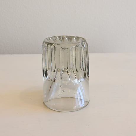 France Antique Shot Glass / フランス アンティーク トロンプルイユのショットグラス H:7.4cm