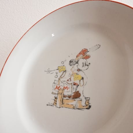 Finland Old Arabia Walt Disney Mickey Mouse Plate / フィンランド アラビア ミッキーのプレート
