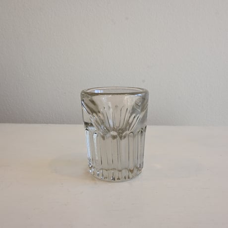 France Antique Shot Glass / フランス アンティーク トロンプルイユのショットグラス H:7cm