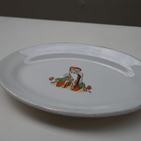 OLD ARABIA Walt Disney Children Plate / オールドアラビア 七人の小人 オーバルプレート