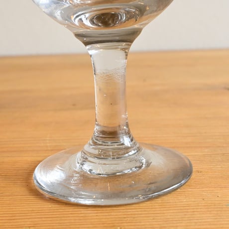 FRANCE Antique Wine Glass  / フランス アンティーク ビストロワイングラス  H