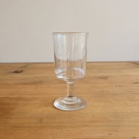 FRANCE Antique Wine Glass  / フランス アンティーク 筒型のビストロワイングラス C