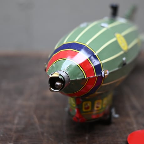 Tin Airship Toy  / ビンテージブリキの飛行船のビンテージ