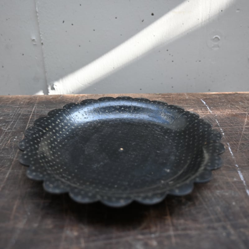 パピエマシェ　トレイ France Papier-Mache Smalltray Black / フランス パピエマ