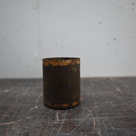 France Tin Can Objet / フランス 古いブリキの筒 B