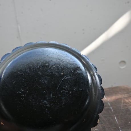 France Papier-Mache Smalltray Black / フランス パピエマシェの小さなトレイ 黒 C