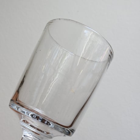 FRANCE Antique Wine Glass  / フランス アンティーク 筒型のビストロワイングラス 小