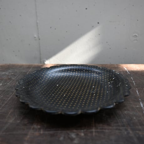 France Papier-Mache Smalltray Black / フランス パピエマシェの小さなトレイ 黒 A