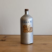 フランス 古いファーマシーアルミボトル  H:23.5cm