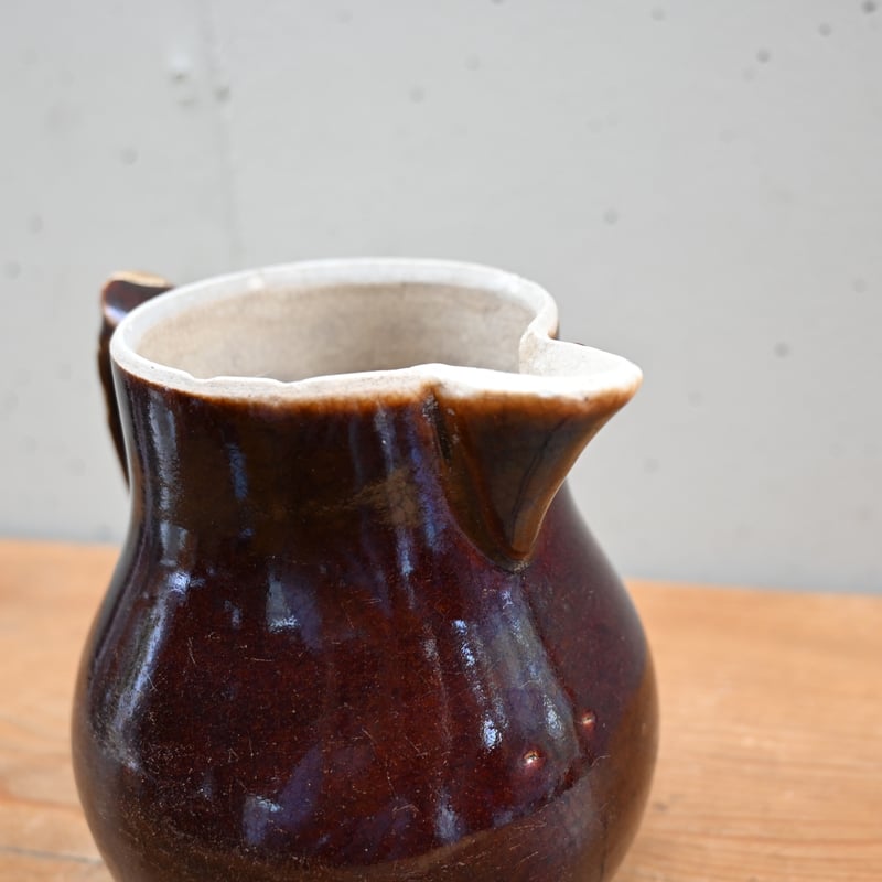 France Antique Cul Noir Pitcher / フランス アンティーク キ