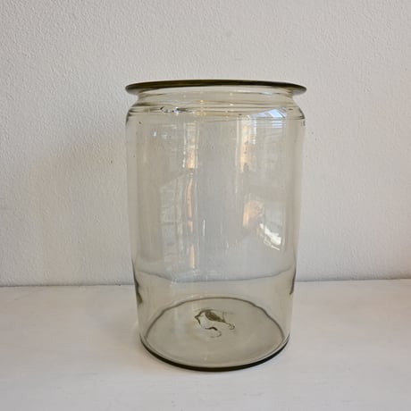 Sweden Glass Jar/ スウェーデン 19世紀のガラス保存瓶 大