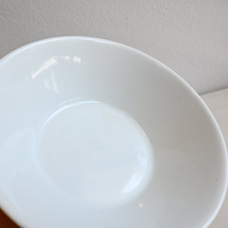 Finland ARABIA Bowl (Yellow×White) / フィンランド アラビア シリアルボウル  黄色×白 A