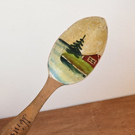 Sweden Wood Spoon / スウェーデンの木製スプーン 木匙 A-1