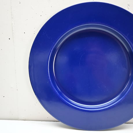 ARABIA FINEL Enamel plate Kaj Franck (BLUE)  / アラビア・フィネル カイフランク 琺瑯プレート（青) B
