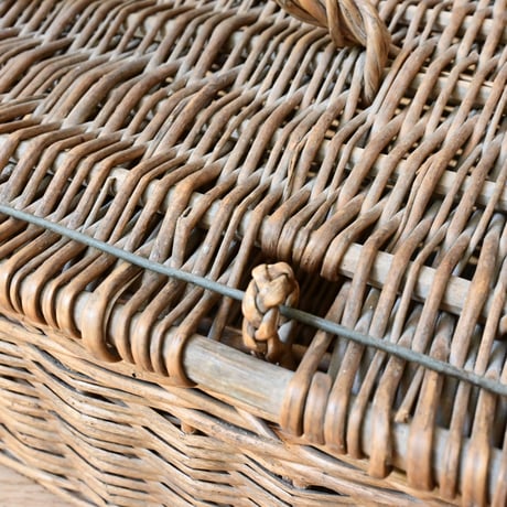 France Old wood basket Paniers / フランス ストックバスケット パニエ かご ラタン